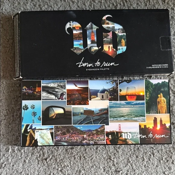 Urban Decay Born to Run Eyeshadow Palette with Multicolor Design - Picture 1 of 3